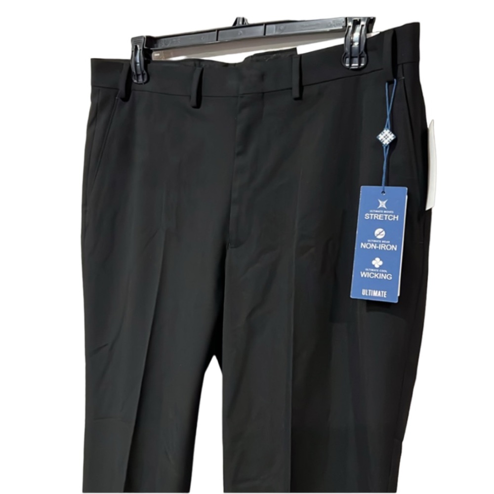 NWT Ryan Seacrest Distinction ‘The Suit Separate’ Pant Black 38Wx32L Career - Picture 3 of 15
